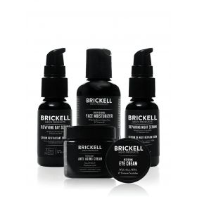 Brickell Men's Complete Defense Anti-Aging Routine Unscented