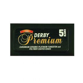 Derby Premium Double Edge Rasierklingen Schwarz (5 stück)