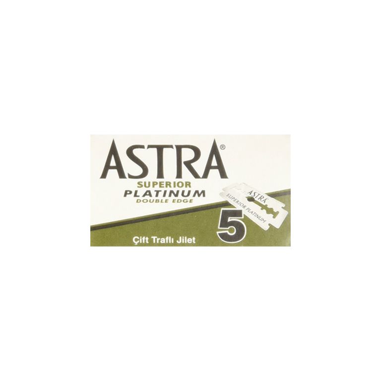 Astra Double Edge Rasierklingen Superior Platinum (5 Stück)