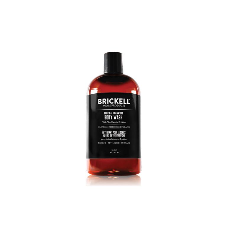 Brickell Invigorating Body Wash Tropical Teakwood 473 ml.