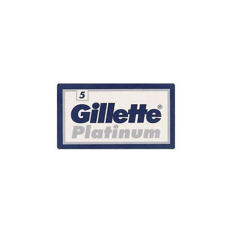Gillette Double Edge Rasierklingen Platinum (5 stück)