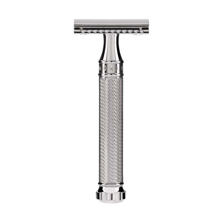 Mühle R89 Twist Rasierhobel - Geschlossener Kamm - Metall Verchromt