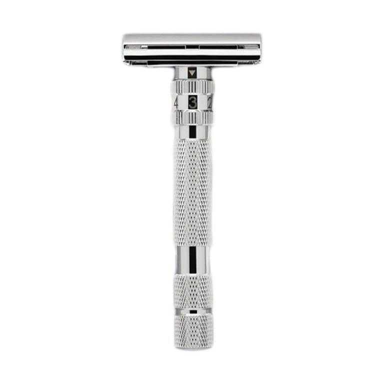 Rockwell T2 Safety Razor - White Chrome